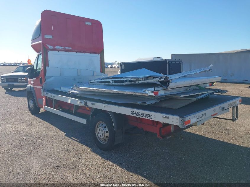 2017 Ram Promaster 3500 Cutaway Low Roof VIN: 3C7WRVMG4HE543555 Lot: 43511443