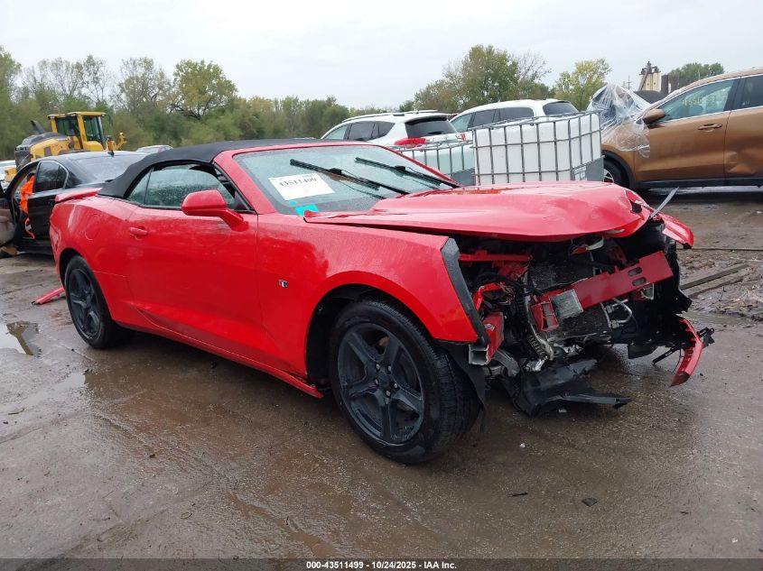 2022 CHEVROLET CAMARO RWD  2LT - 1G1FD3DX7N0101608