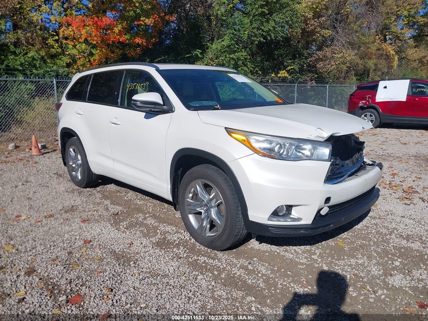 2016 TOYOTA HIGHLANDER LIMITED PLATINUM V6 - 5TDDKRFH2GS326855