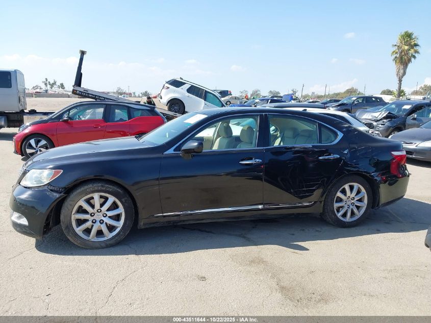 2009 Lexus Ls 460 VIN: JTHBL46F295085408 Lot: 43511644