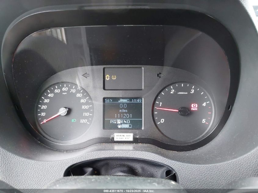 2020 Mercedes-Benz Sprinter 2500 Standard Roof V6 VIN: W1Y4EBHY6LT029381 Lot: 43511670