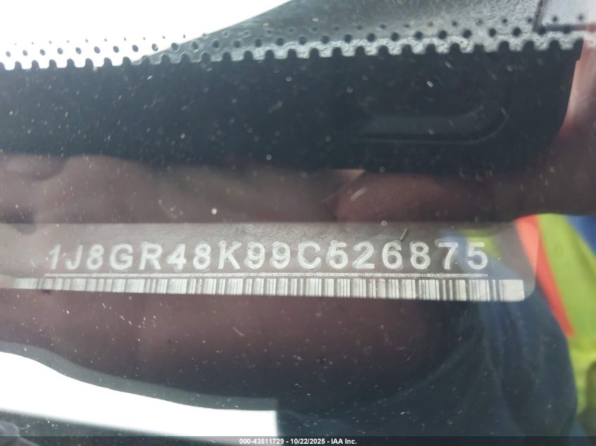 2009 Jeep Grand Cherokee Laredo VIN: 1J8GR48K99C526875 Lot: 43511729