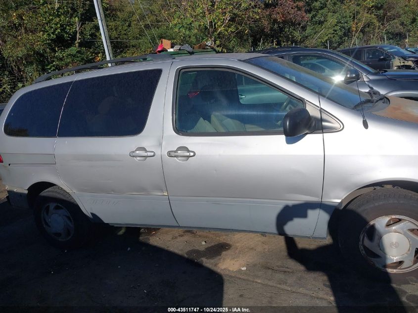 2002 Toyota Sienna Ce VIN: 4T3ZF19C42U502601 Lot: 43511747