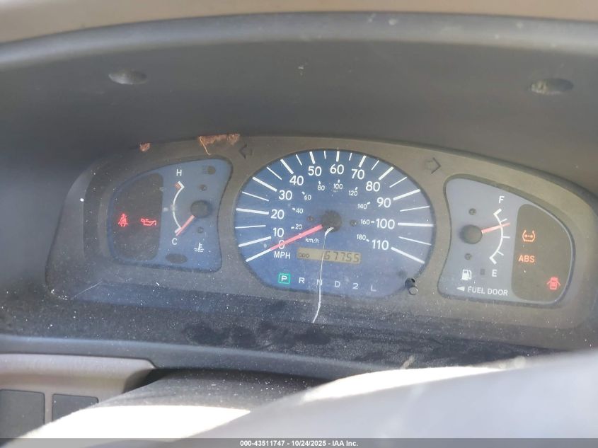 2002 Toyota Sienna Ce VIN: 4T3ZF19C42U502601 Lot: 43511747