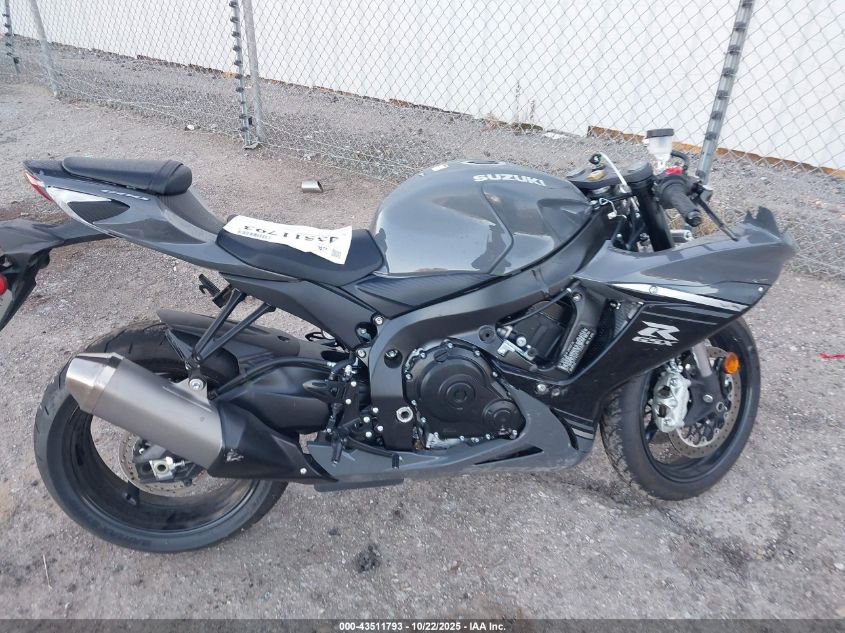 2025 Suzuki Gsx-R600 VIN: JS1GN7FA2S7100680 Lot: 43511793