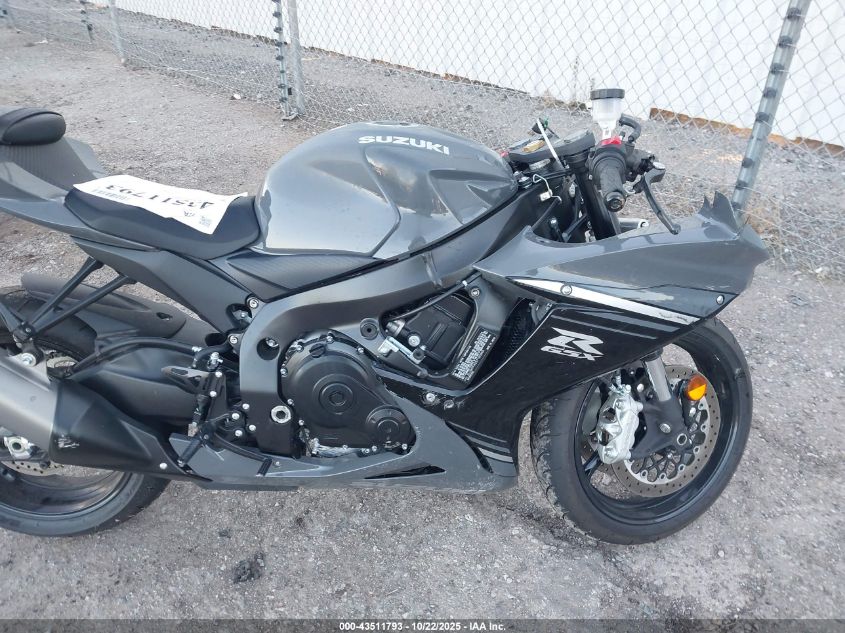2025 Suzuki Gsx-R600 VIN: JS1GN7FA2S7100680 Lot: 43511793