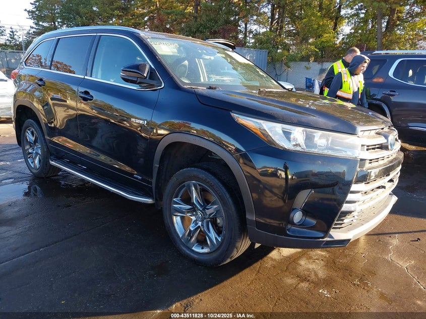 2017 TOYOTA HIGHLANDER HYBRID LIMITED PLATINUM - 5TDDGRFH2HS027269