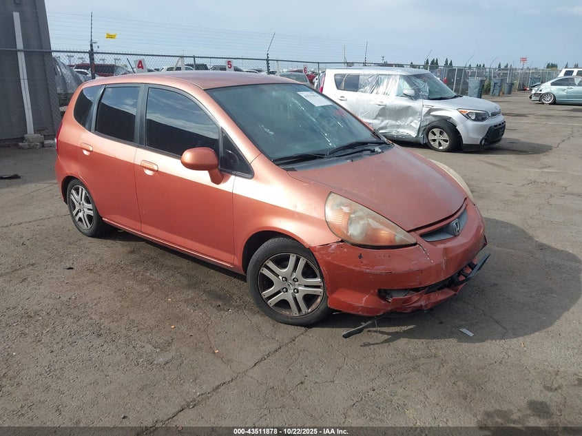 JHMGD38658S074154 2008 Honda Fit Sport auction photo 1