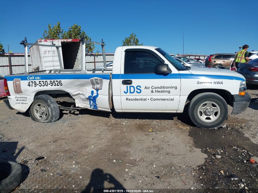 2001 Chevrolet Silverado 1500 VIN: 1GCEC14W01Z142489 Lot: 43511919