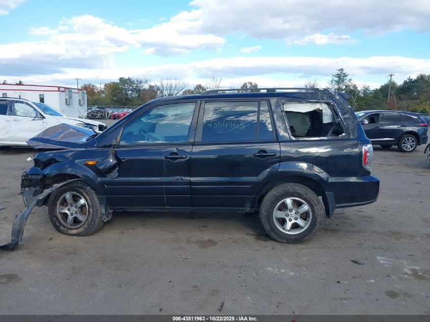 2008 Honda Pilot Se VIN: 5FNYF18338B025199 Lot: 43511963