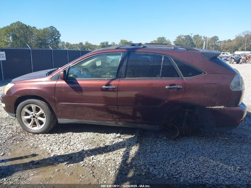 2008 Lexus Rx 350 VIN: JTJHK31U182034431 Lot: 43512011