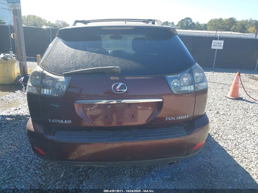 2008 Lexus Rx 350 VIN: JTJHK31U182034431 Lot: 43512011