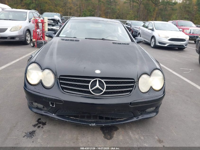 2003 Mercedes-Benz Sl 500 VIN: WDBSK75F43F054376 Lot: 43512128
