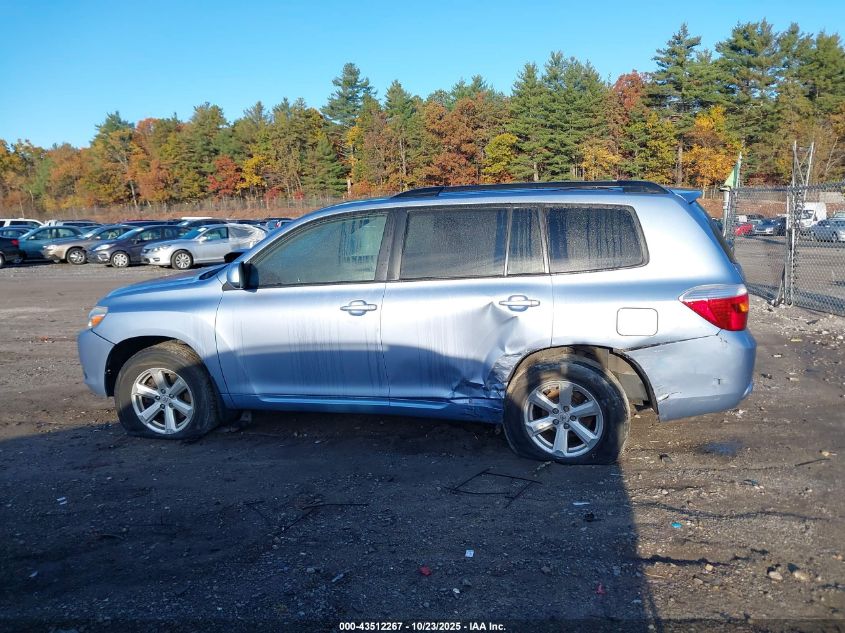 2009 Toyota Highlander VIN: JTEES41A092146250 Lot: 43512267
