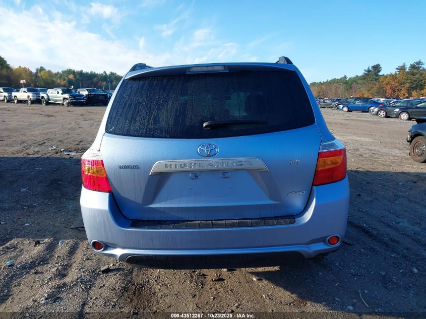 2009 Toyota Highlander VIN: JTEES41A092146250 Lot: 43512267