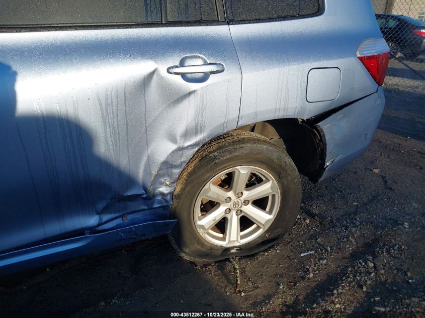 2009 Toyota Highlander VIN: JTEES41A092146250 Lot: 43512267