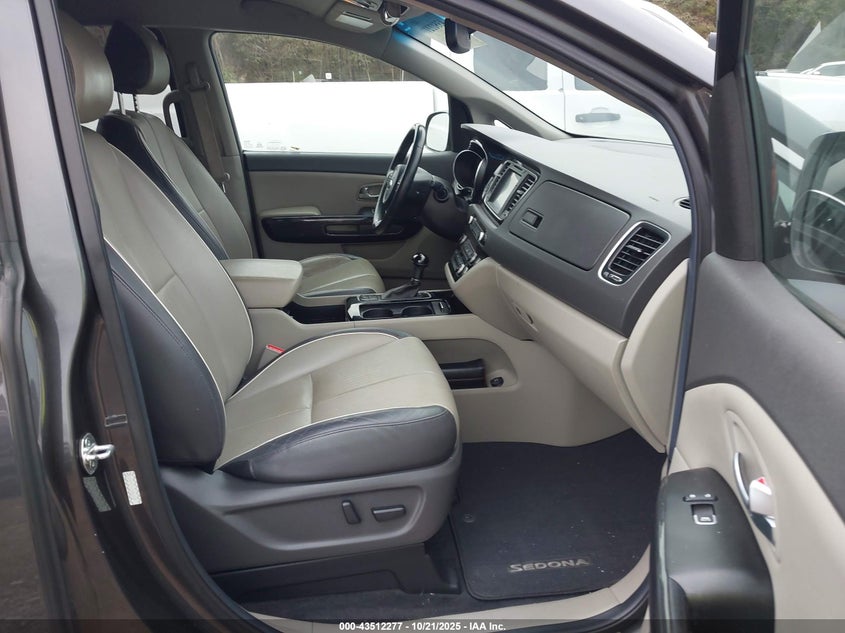 2015 KIA SEDONA SX KNDMC5C19F6066630