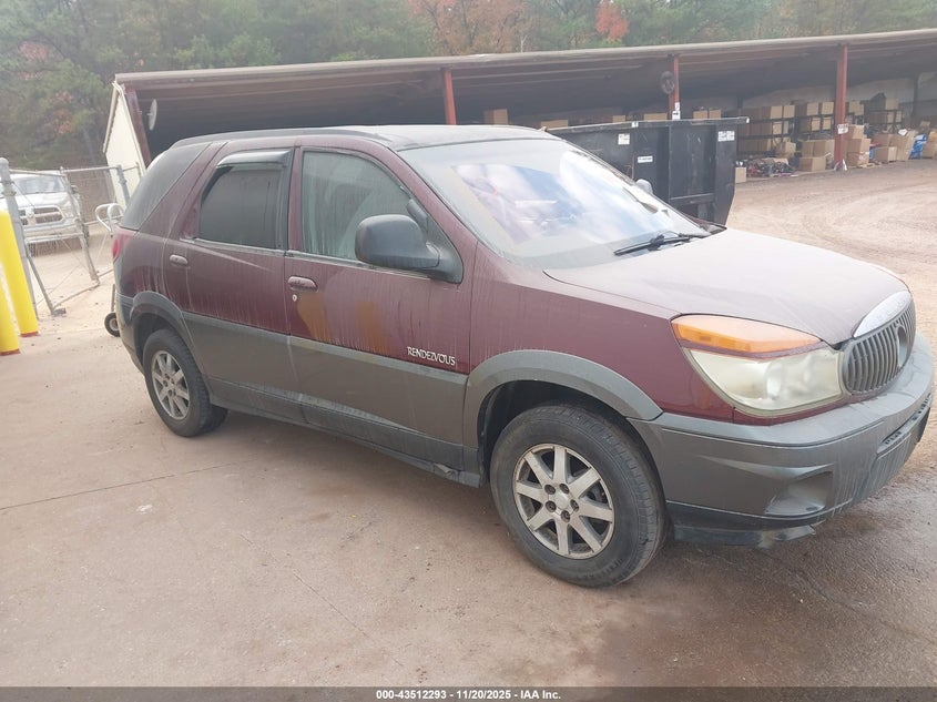 2002 Buick Rendezvous Cx brown other gasoline 3G5DA03E02S561257 photo #1