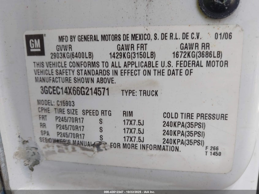 3GCEC14X66G214571 2006 CHEVROLET SILVERADO photo no. 9