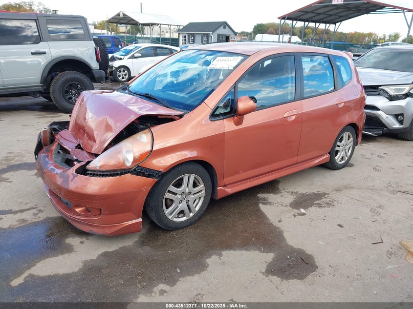 JHMGD38658S059069 2008 HONDA FIT photo no. 2