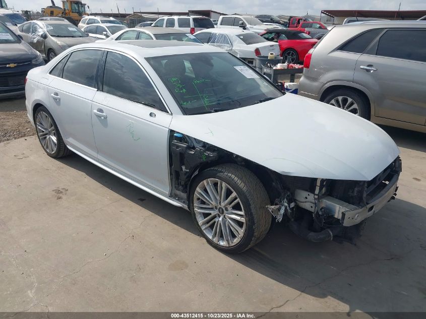 2017 AUDI A4 2.0T PREMIUM - WAULNAF46HN024216