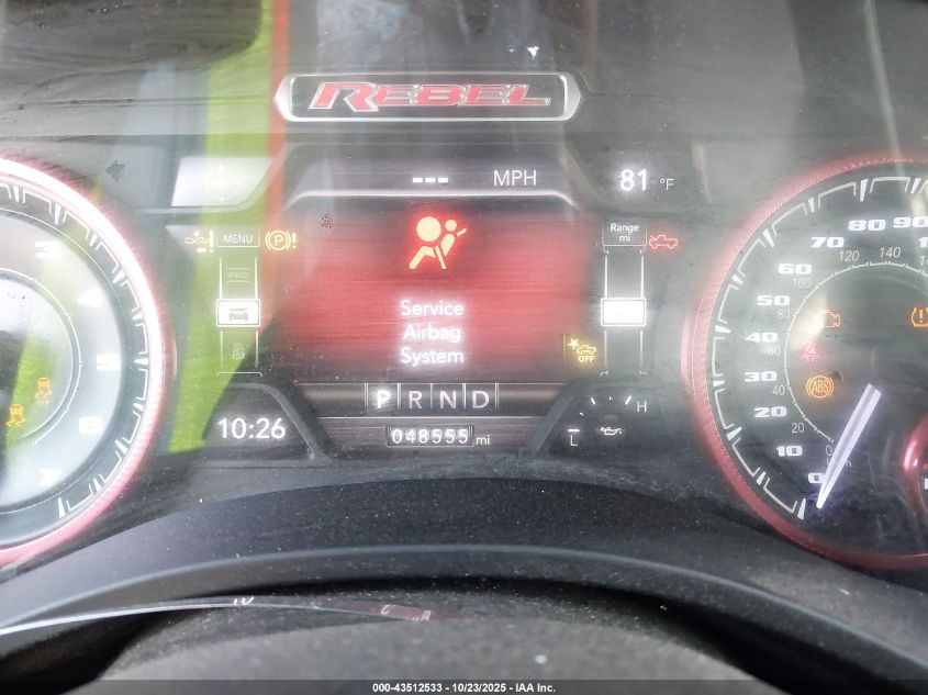 2022 Ram 1500 Rebel 4X4 5'7 Box VIN: 1C6SRFLT2NN183264 Lot: 43512533