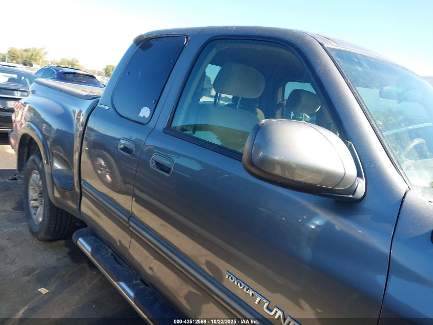 2003 Toyota Tundra Limited V8 VIN: 5TBRT381X3S376938 Lot: 43512569