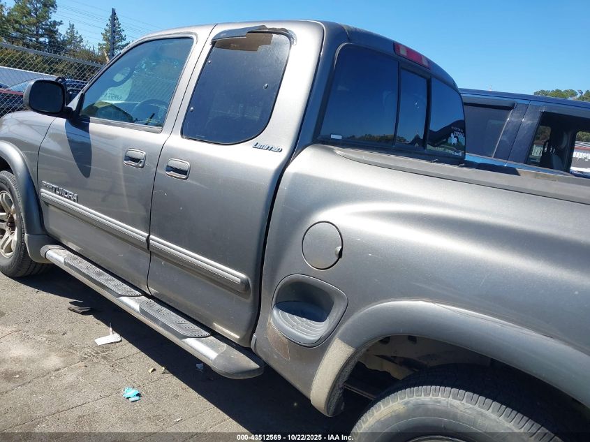 2003 Toyota Tundra Limited V8 VIN: 5TBRT381X3S376938 Lot: 43512569