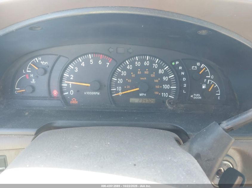 2003 Toyota Tundra Limited V8 VIN: 5TBRT381X3S376938 Lot: 43512569