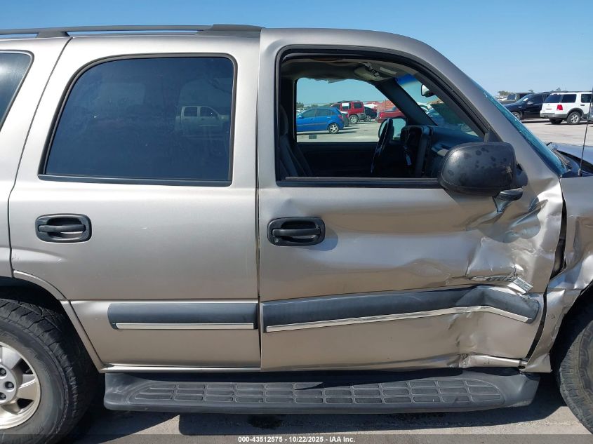 2003 Chevrolet Tahoe Ls VIN: 1GNEC13VX3R217881 Lot: 43512575