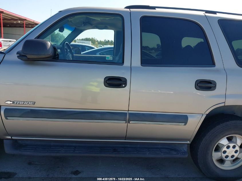 2003 Chevrolet Tahoe Ls VIN: 1GNEC13VX3R217881 Lot: 43512575