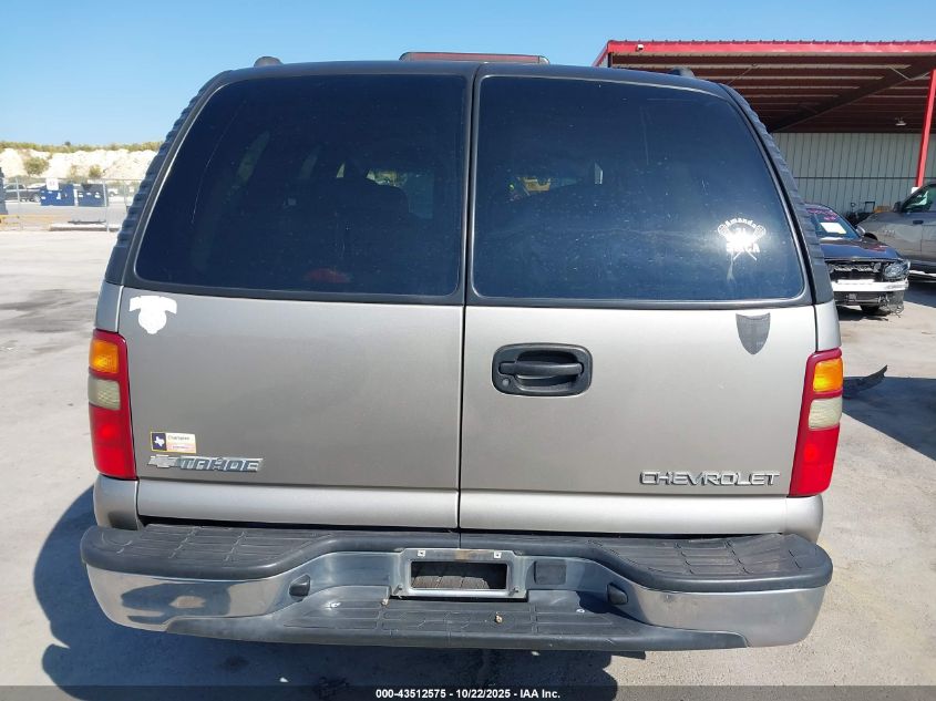 2003 Chevrolet Tahoe Ls VIN: 1GNEC13VX3R217881 Lot: 43512575