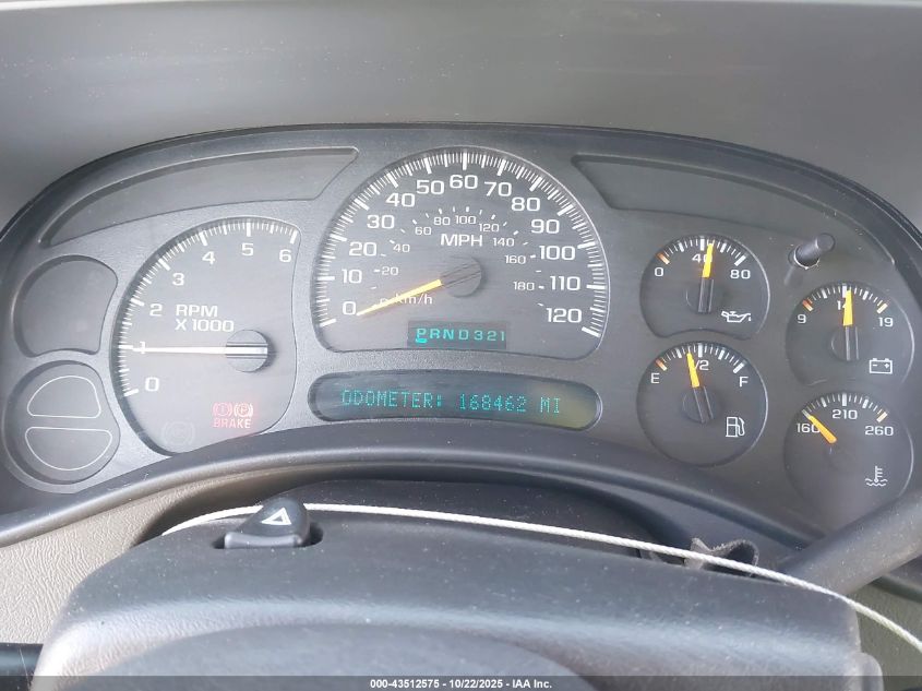 2003 Chevrolet Tahoe Ls VIN: 1GNEC13VX3R217881 Lot: 43512575