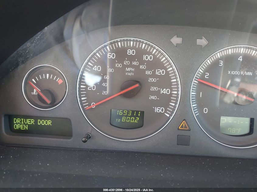 2008 Volvo S60 2.5T VIN: YV1RS592582678210 Lot: 43512596