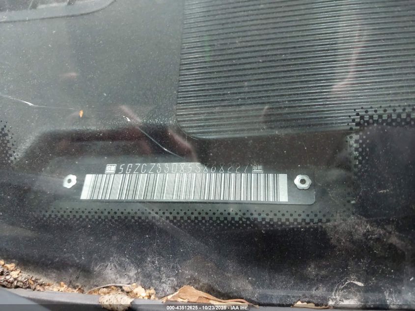 2005 Saturn Vue 4 Cyl VIN: 5GZCZ33D85S868227 Lot: 43512625