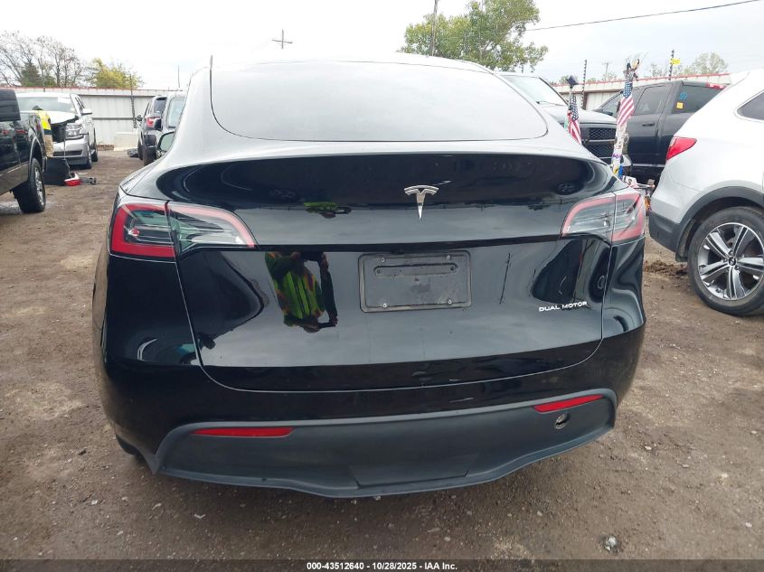 2024 Tesla Model Y Long Range Dual Motor All-Wheel Drive VIN: 7SAYGDEE4RF159910 Lot: 43512640
