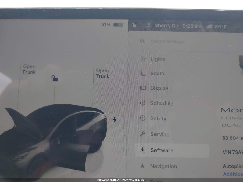 2024 Tesla Model Y Long Range Dual Motor All-Wheel Drive VIN: 7SAYGDEE4RF159910 Lot: 43512640