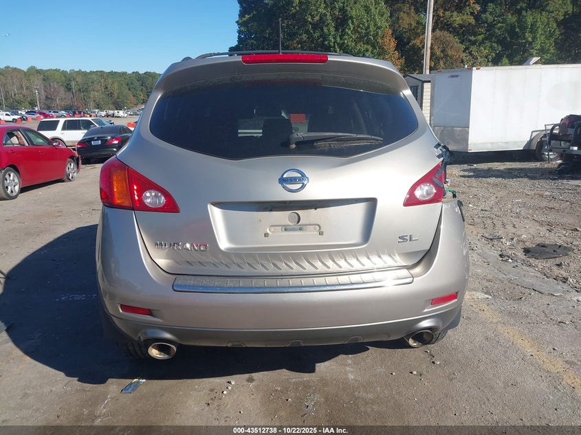 JN8AZ18U79W026066 2009 NISSAN MURANO photo no. 16