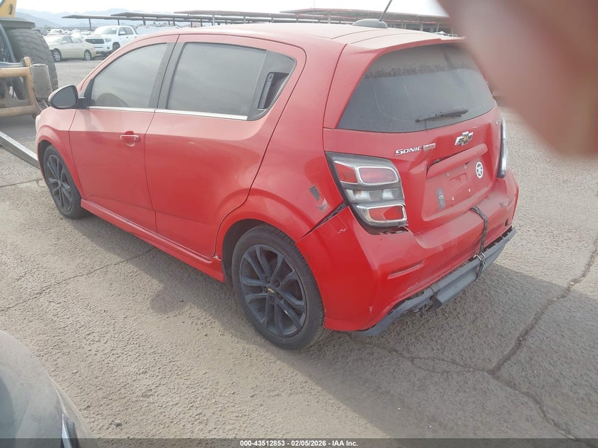 Vin: 1g1jf6sbxh4120907, lot: 44007829, chevrolet sonic premier auto 20173