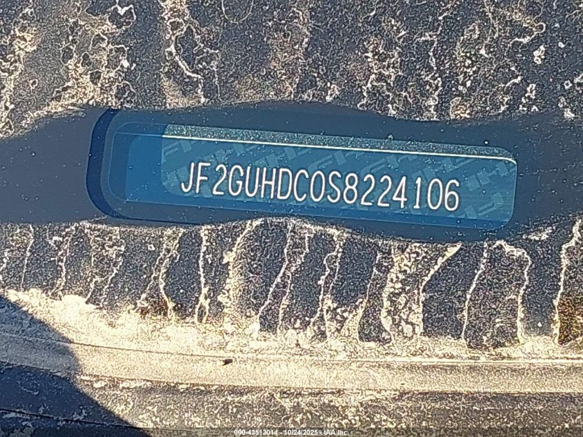 2025 Subaru Crosstrek Premium VIN: JF2GUHDC0S8224106 Lot: 43513014