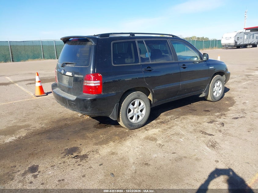 JTEGF21A220065608 2002 TOYOTA HIGHLANDER photo no. 4