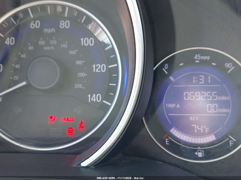 2017 Honda Fit Ex-L VIN: JHMGK5H99HS015636 Lot: 43513099