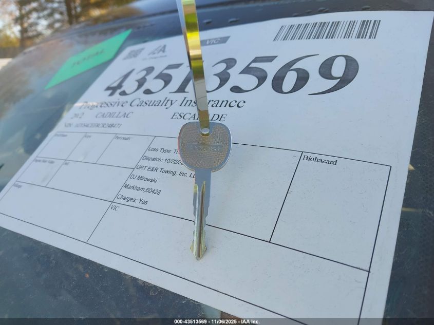 2012 Cadillac Escalade Premium VIN: 1GYS4CEF8CR248471 Lot: 43513569