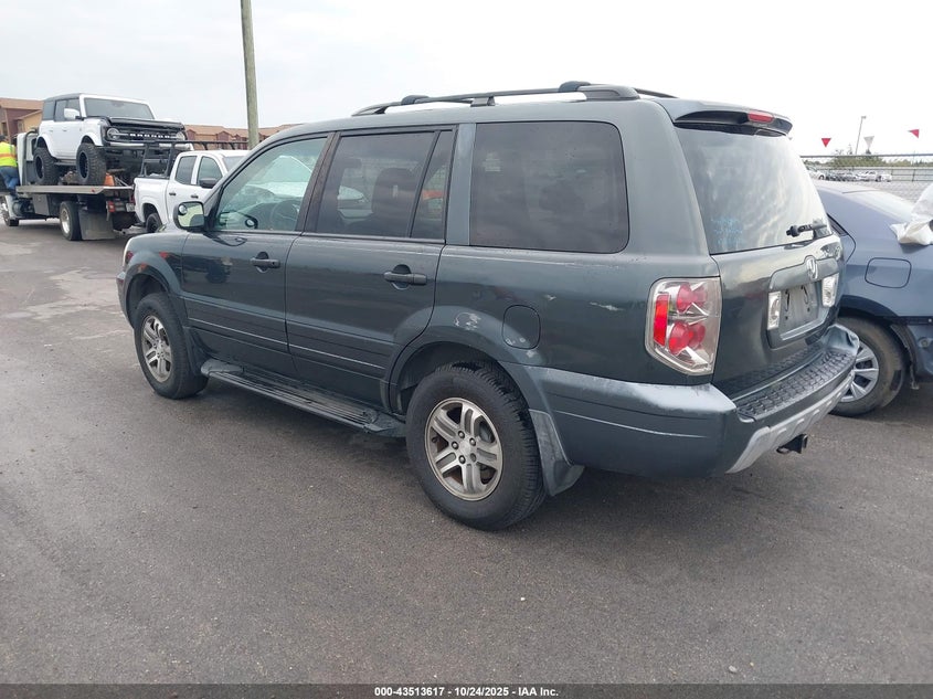 2004 Honda Pilot Ex grey other gasoline 2HKYF18464H513292 photo #4