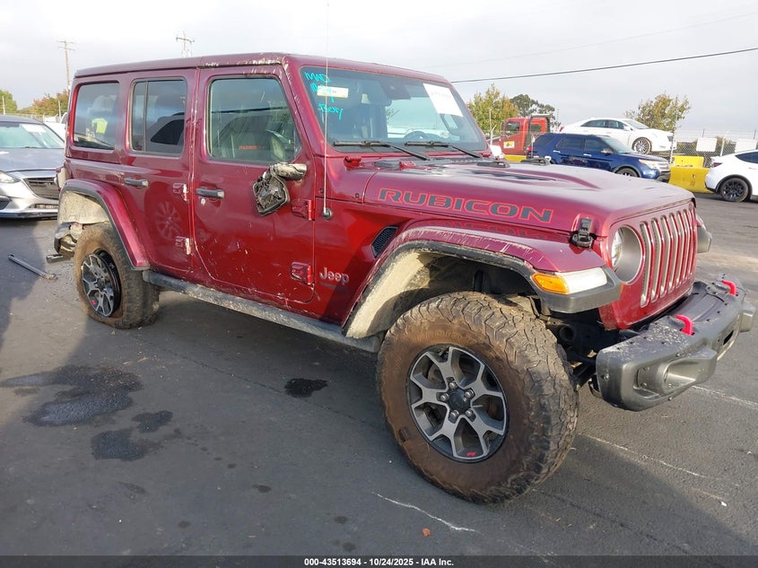 2021 JEEP WRANGLER UNLIMITED RUBICON 4X4 - 1C4HJXFG8MW852662