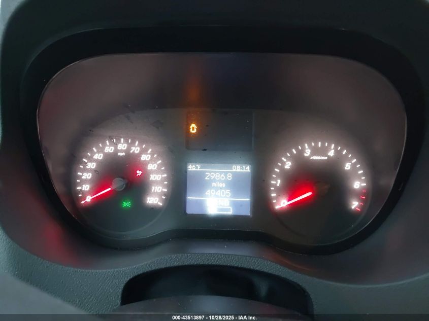 2022 Mercedes-Benz Sprinter 2500 High Roof I4 VIN: W1Y40CHY0NT096033 Lot: 43513897