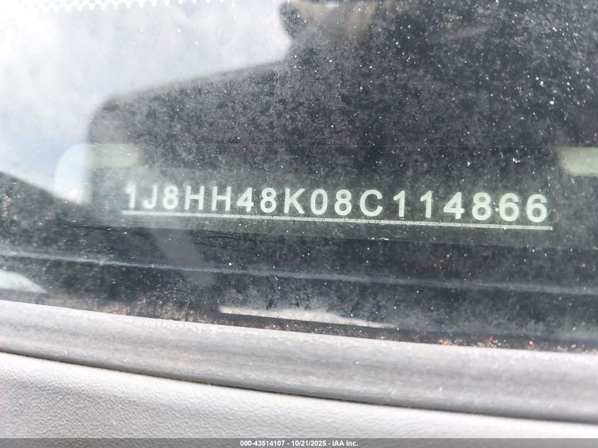 2008 Jeep Commander Sport VIN: 1J8HH48K08C114866 Lot: 43514107