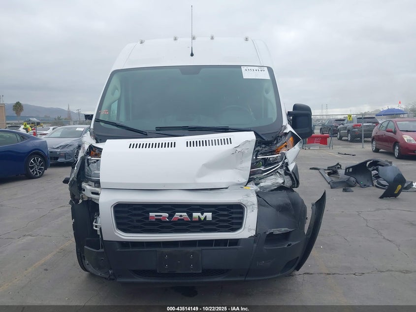 2021 Ram Promaster 1500 High Roof 136 Wb VIN: 3C6LRVBG8ME567152 Lot: 43514149
