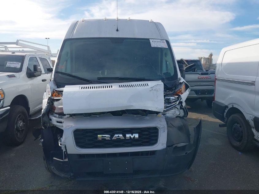 2021 Ram Promaster 1500 High Roof 136 Wb VIN: 3C6LRVBG8ME567152 Lot: 43514149