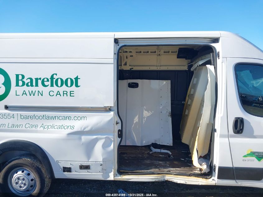 2023 Ram Promaster 3500 Cargo Van High Roof 159 Wb Ext VIN: 3C6MRVJG1PE512150 Lot: 43514169